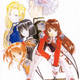 The Five Main Leads in Sakura Wars 3